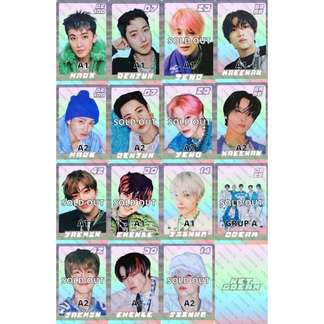 READY STOCK SPECIAL TRADING CARD FANMADE CHINA NCT DREAM GLITCH MODE