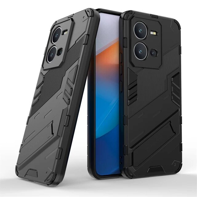 VIVO V25 5G / V25E / V25 PRO / V23 5G / V21 4G / 5G SOFT CASE KICKSTAND CYBERPUNK SERIES