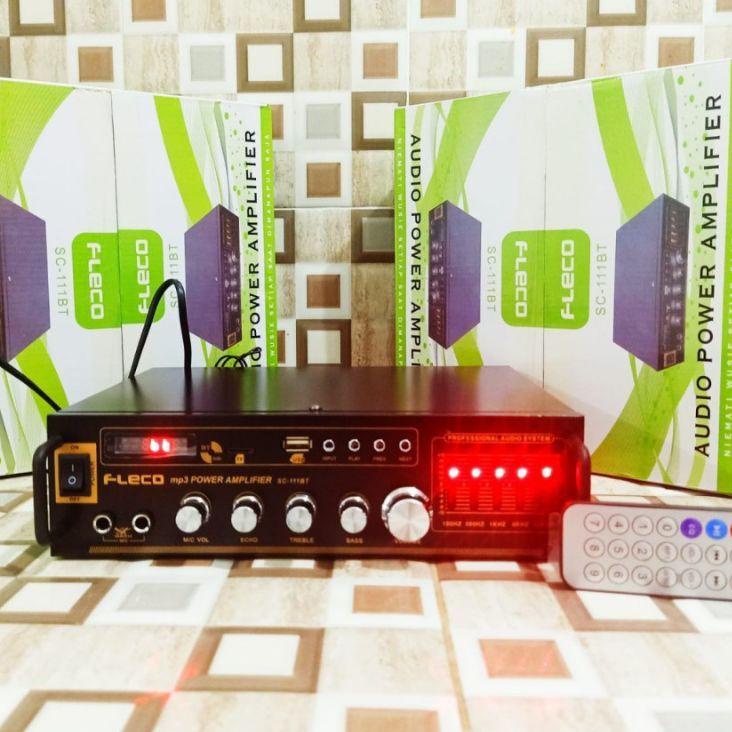 Paling Laris COD AMPLIFIER BLUETOOTH FLECO SC-111BT//AMPLI KARAOKE//AMPLI SALON AKTIF//AMPLI X-BASS