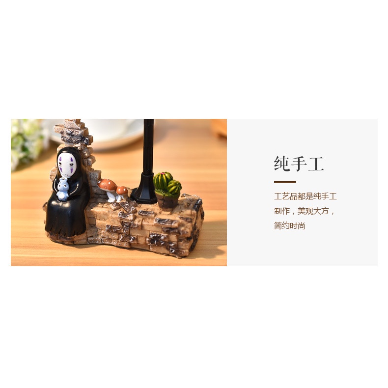NFLL no face lamp spirited away ghibli lampu tidur pajangan dekorasi resin rumah zakka