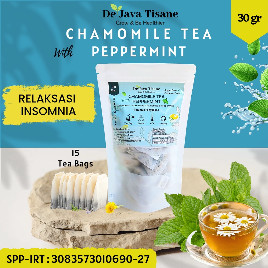 

Teh Bunga Chamomile Peppermint Celup