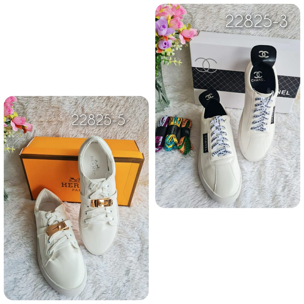 NEW ARRIVAL.BESTSELLER!!! SEPATU WANITA IMPORT SNEAKER KULIT  KODE: H 22825-5 KODE: CNL 22825-3