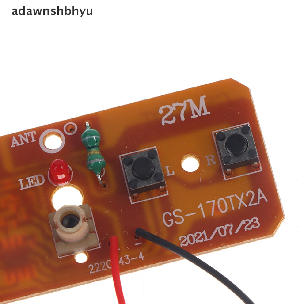 Adawnshbhyu 4CH RC Remote Control 27MHz Sirkuit PCB Transmitter Receiver Board Sistem Radio Untuk RC Mobil ID