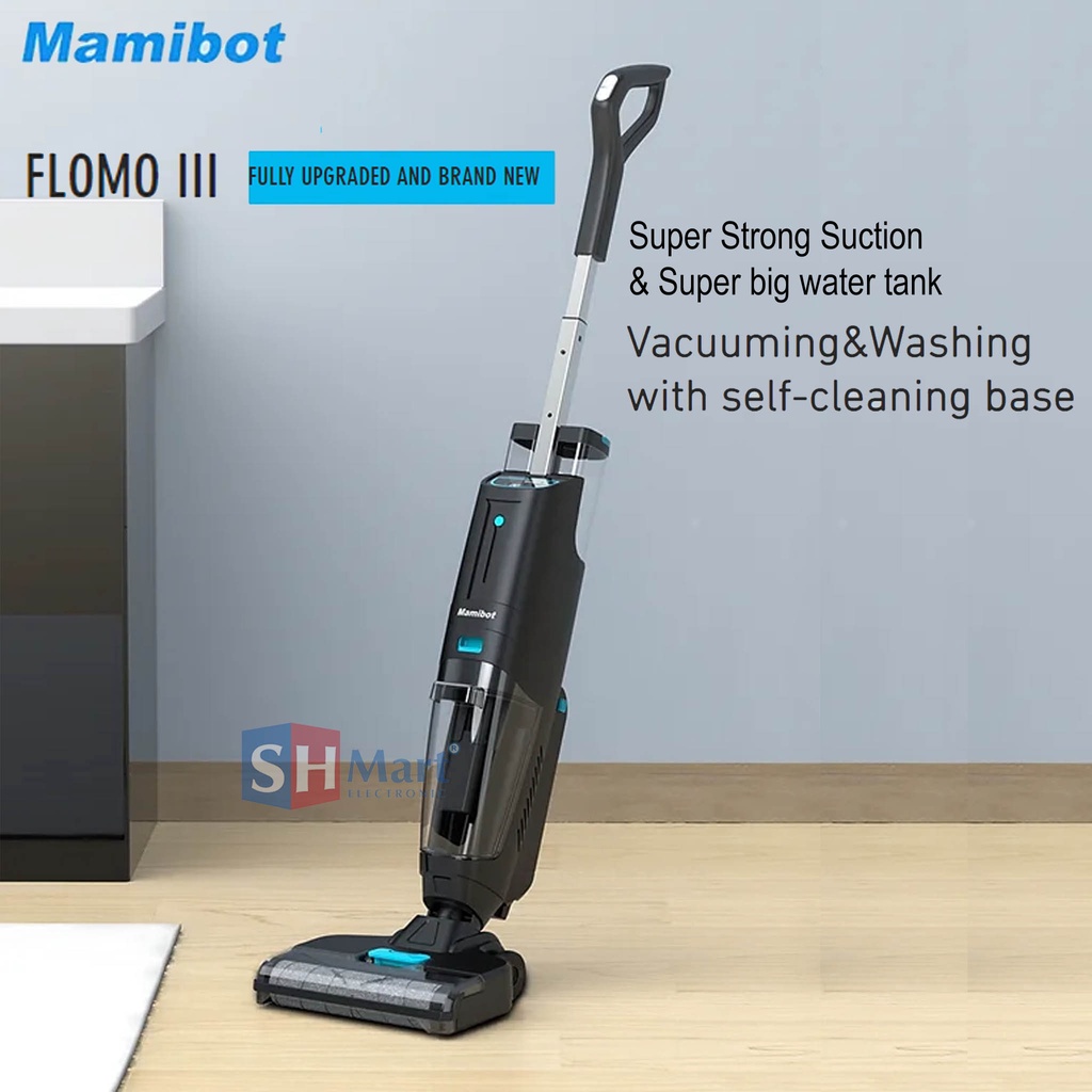 VACUUM CLEANER MAMIBOT MULTIFUNCTION CORDLESS FLOOR WASHER FLOMO III GARANSI RESMI