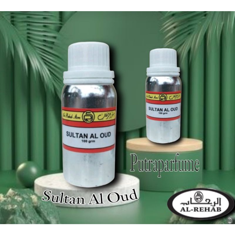 Bibit Al Rehab 100 ML Aroma Sultan Al Oud 100% Tanpa Campuran Bahan Apapun