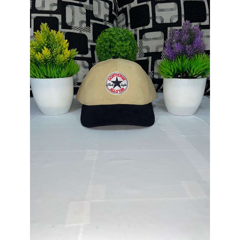 BIG SALE PROMO FREE ONGKIR TOPI DISTRO CAP TRENDY PRIA WANITA BASEBALL CAKOB MODEL TERBARU HITAM KOMBINASI CREAM KEREN KEKINIAN BAHAN RAFELL TEBAL BERKUALITAS