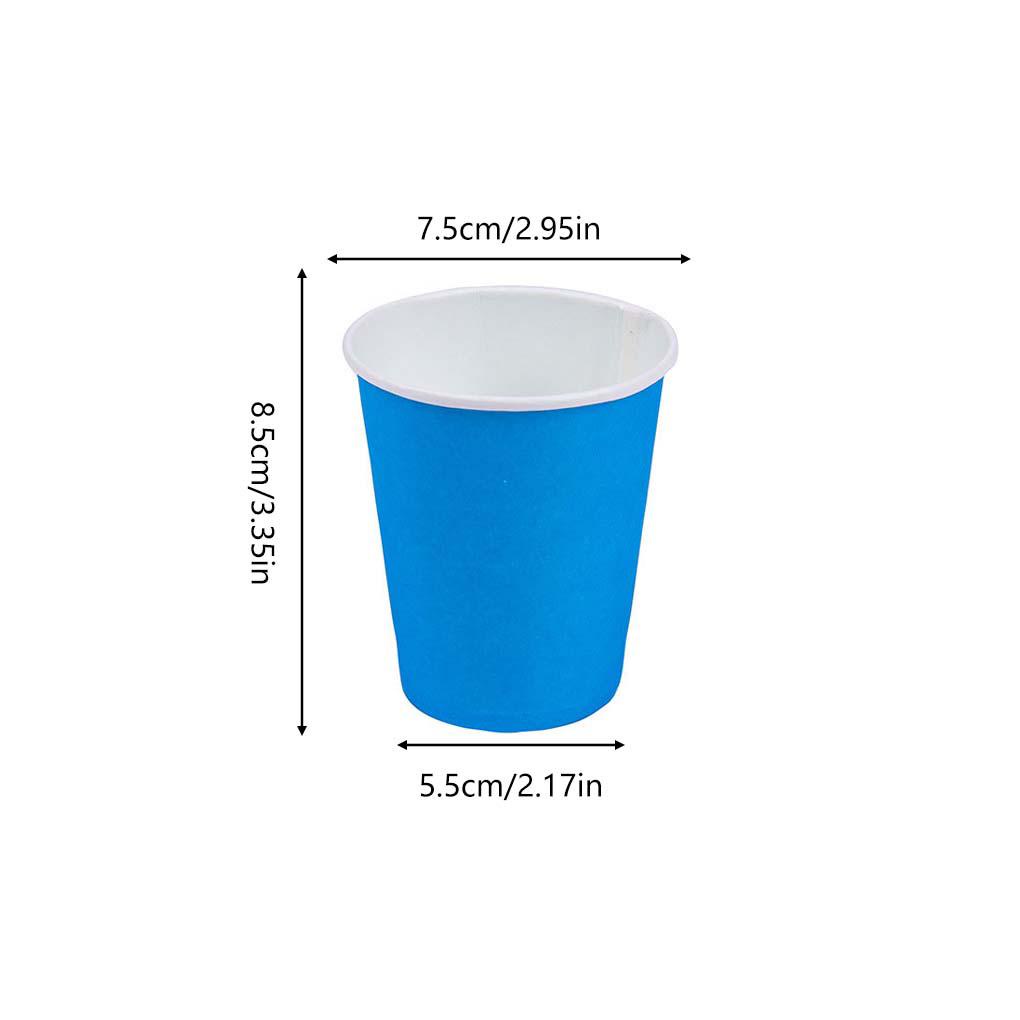 10pcs Gelas Kertas Warna Tk Disposable Cup Papers Painting Zona Seni Lingkungan Kerajinan Tangan Edukasi Minuman Panas