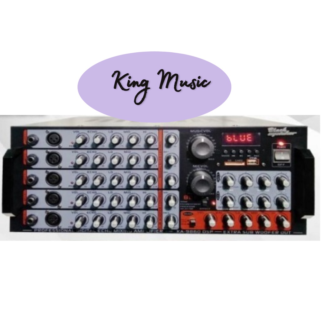 AMPLIFIER BLACKSPIDER KA 9860 DSP AMPLI BLACK SPIDER KA9860