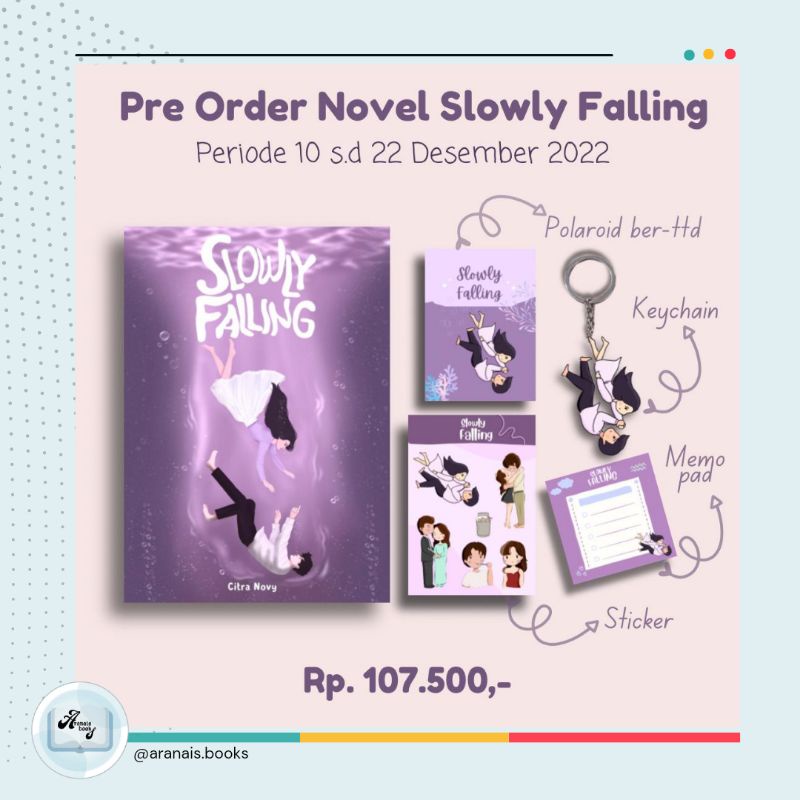 SLOWLY FALLING BY CITRA NOVY (SISA YANG BERCAK KUNING)