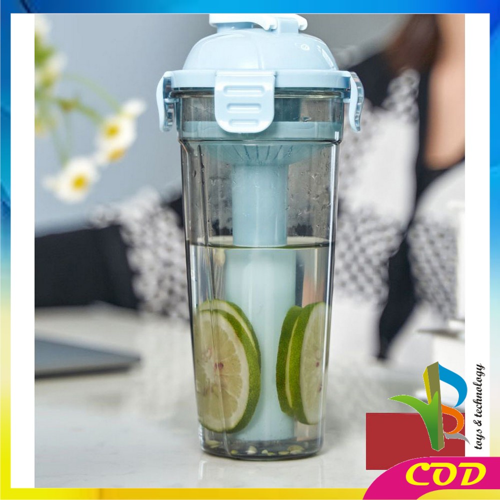 RB-C712 Botol Minum Pendingin Saringan Teh Tumbler Minum Olahraga Infused Water / Tumblr Cup Infus Botol Minum Buah Anti Tumpah