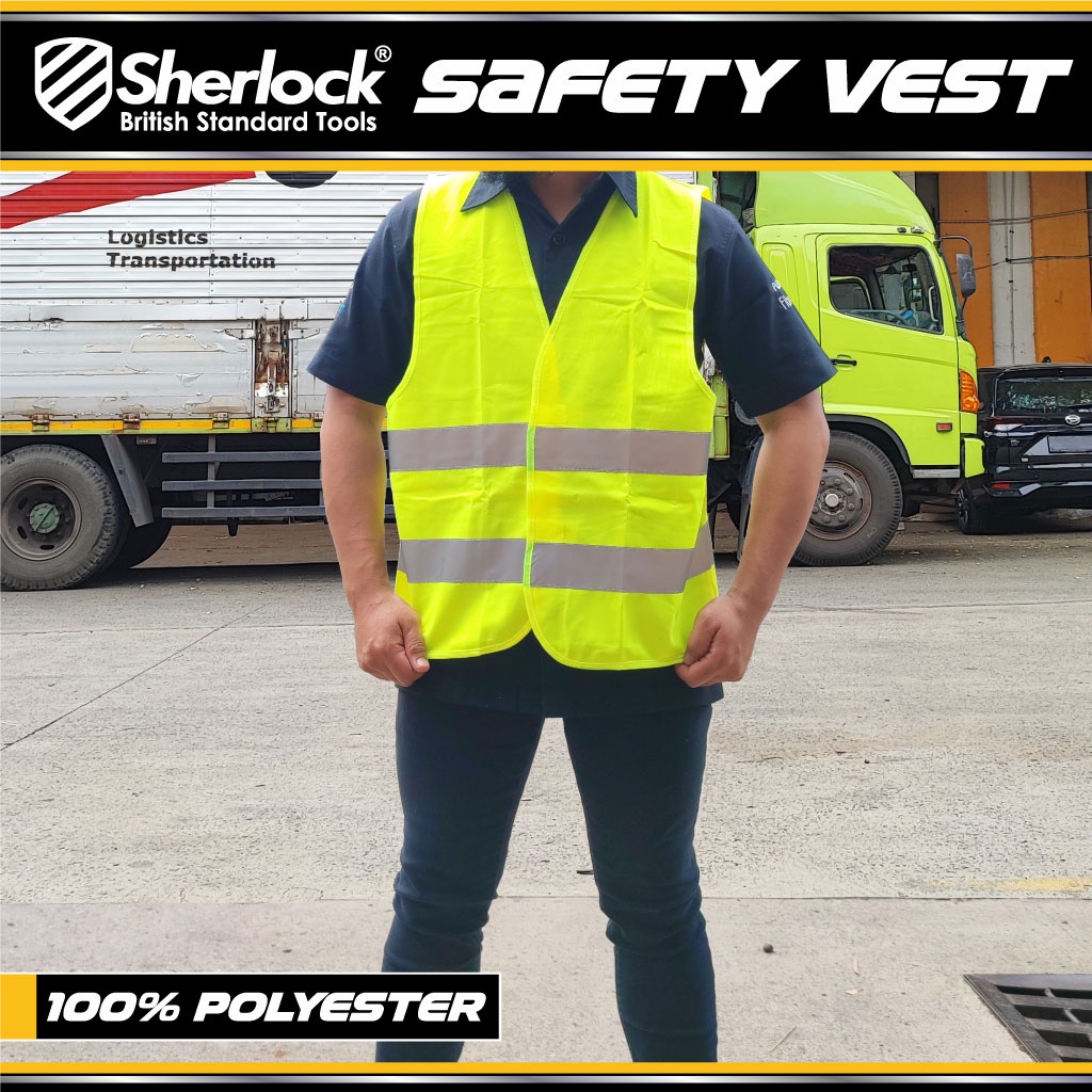 Jual Safety Vest / Rompi Keselamatan Scotlite Green Size L Sherlock