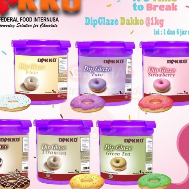 

SALE!!Elmer / Dakko Dip glaze saus cair topping CELUPAN DONAT kemasan 1kg - Dakko 1 KG, DARK|RA6
