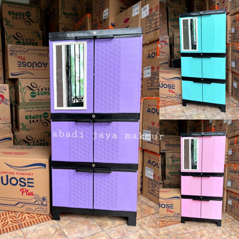 lemari plastik aquose plus  VIA CARGO