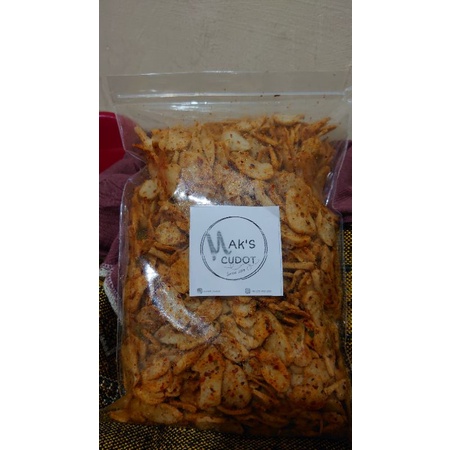 

otak otak keripik pedas daun jeruk / original / kiloan 1kg / 500gr