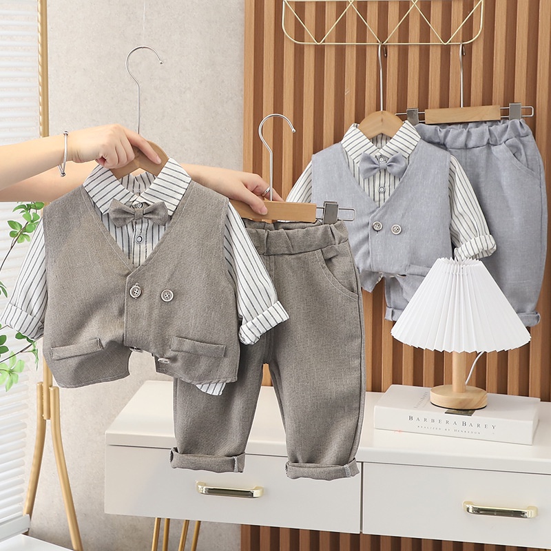 Setelan Jas Anak Laki Laki Tuxedo RYAN Pakaian Pesta Formal Anak Import
