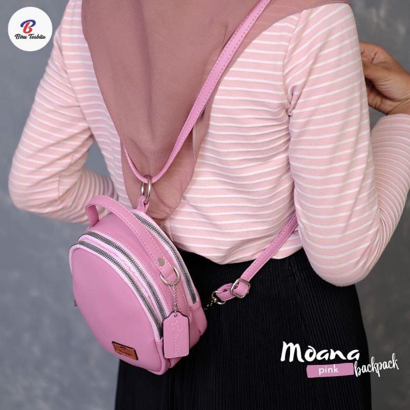 Tas Ransel dan selempang Biru tsabita