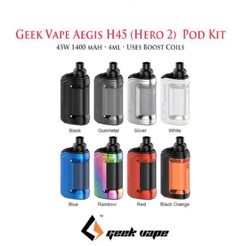 GEEKVAPE Hero 2 H45 Kit 1400mAh 45W