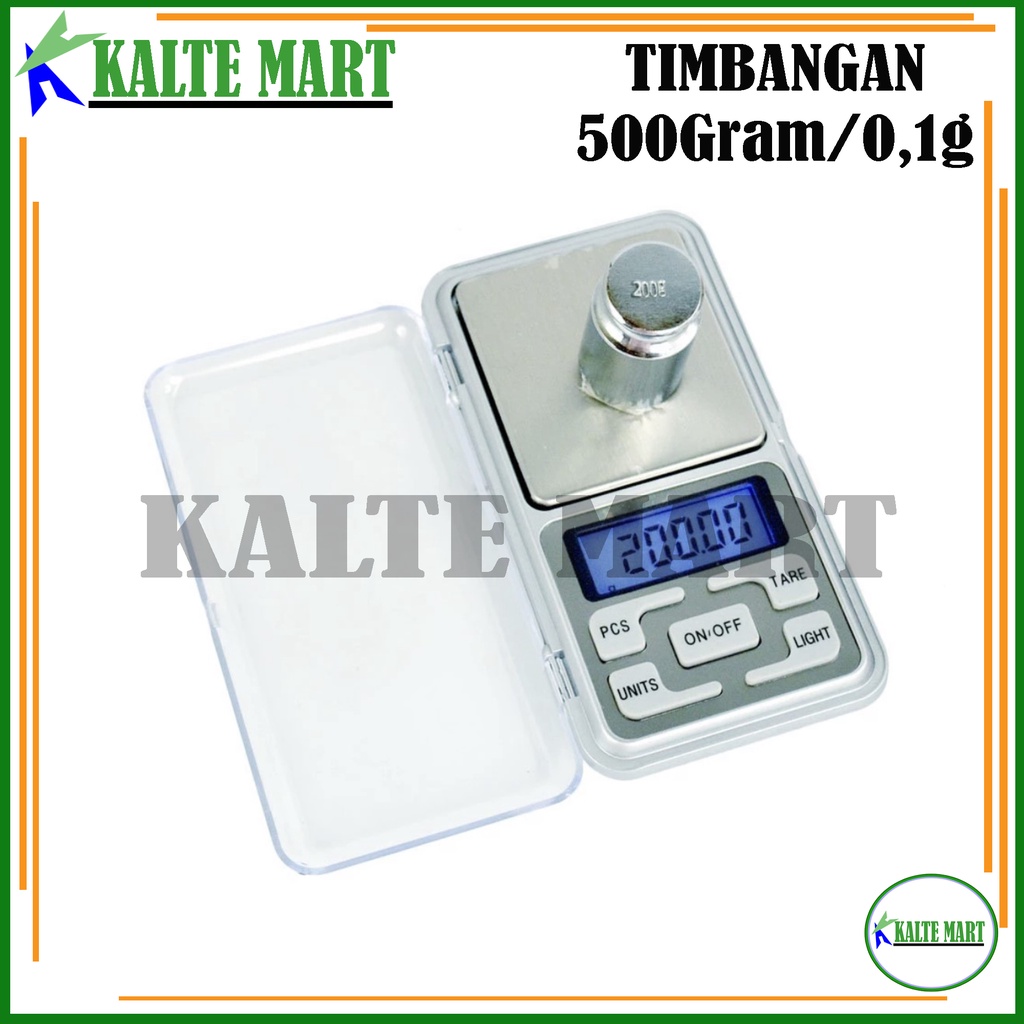 KALTE Timbangan Mini Digital, Timbangan Pocket Scale, Timbangan Emas, Timbangan Mini, Timbangan Gramasi, Timbangan kecil