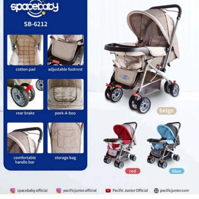Baby Stroller Space Baby 6212 Kereta Bayi