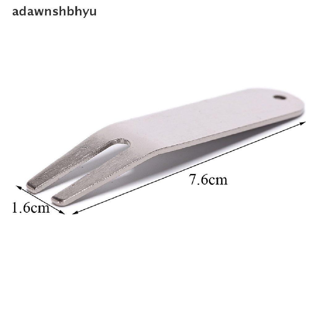 Adawnshbhyu pitch repair divot switchblade Alat Penanda Bola golf mark kit golfer Hijau  Id