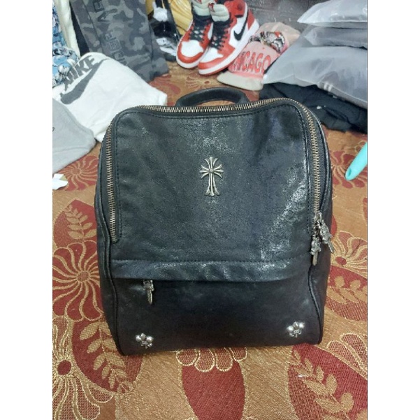 TAS RANSEL CHROME HEARTS LEATHER