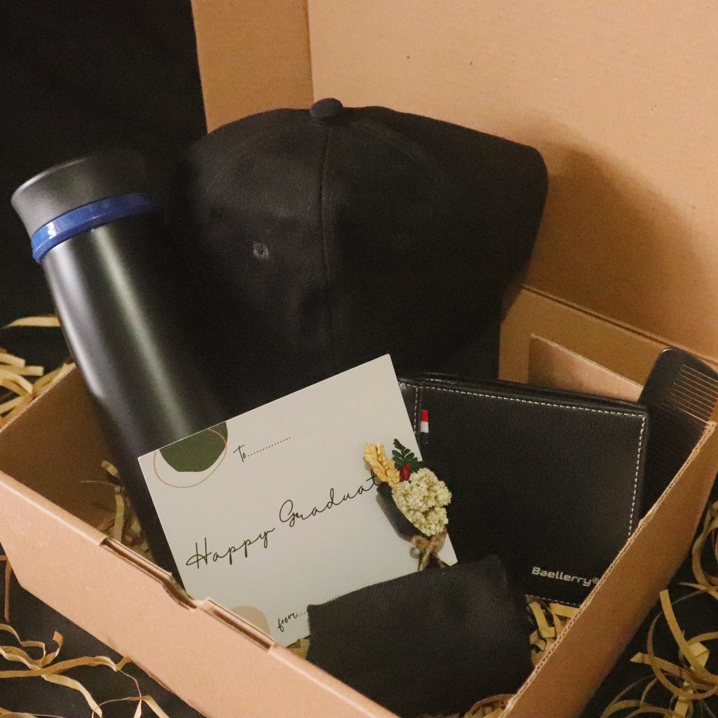 

[ Arsa - Appreciate U ] Hampers Set Cowok Gift Box Dompet Tumbler Kado Ultah Hadiah Wisuda Sidang Birthday Anniversary Graduation Murah