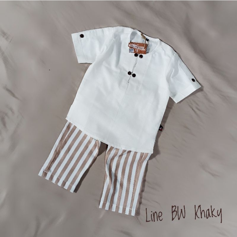 FIKAR SET Kids- Setelan Anak katun linen Koko Anak Kurta Aqiqah couple