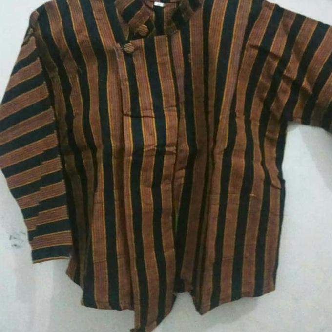 Baju Adat Jawa Anak SD Surjan Lurik