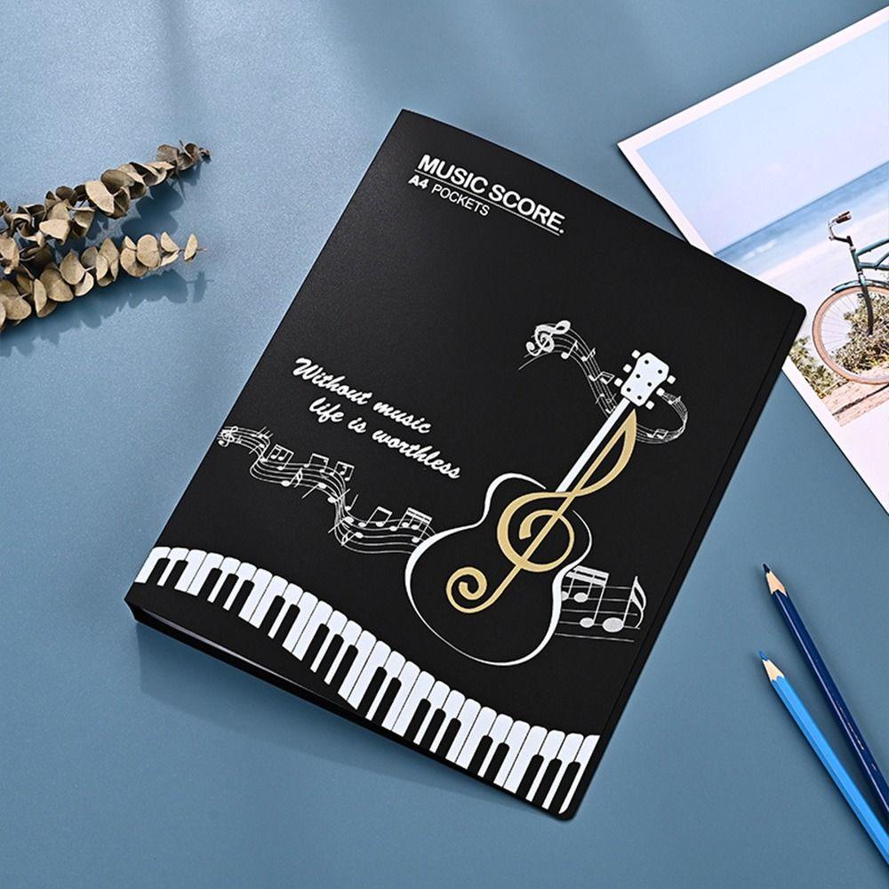 Suyo Folder Skort Musik 6warna Music Clip Document Storage Organizer Piano Music Clip