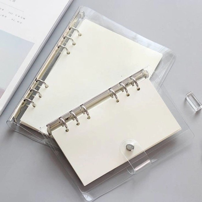 COVER BINDER TRANSPARAN A5 6 RING