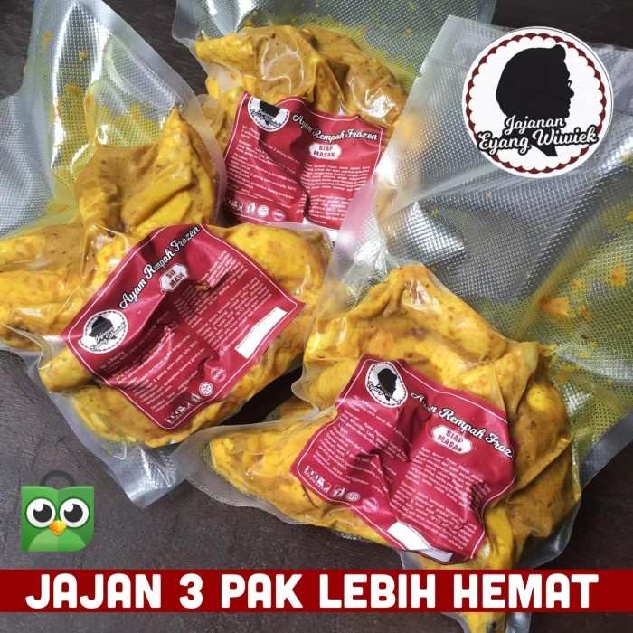 

Ayam Rempah Ungkep Bumbu Kuning Laos Lengkuas - Paket 3 Pak Tx0187