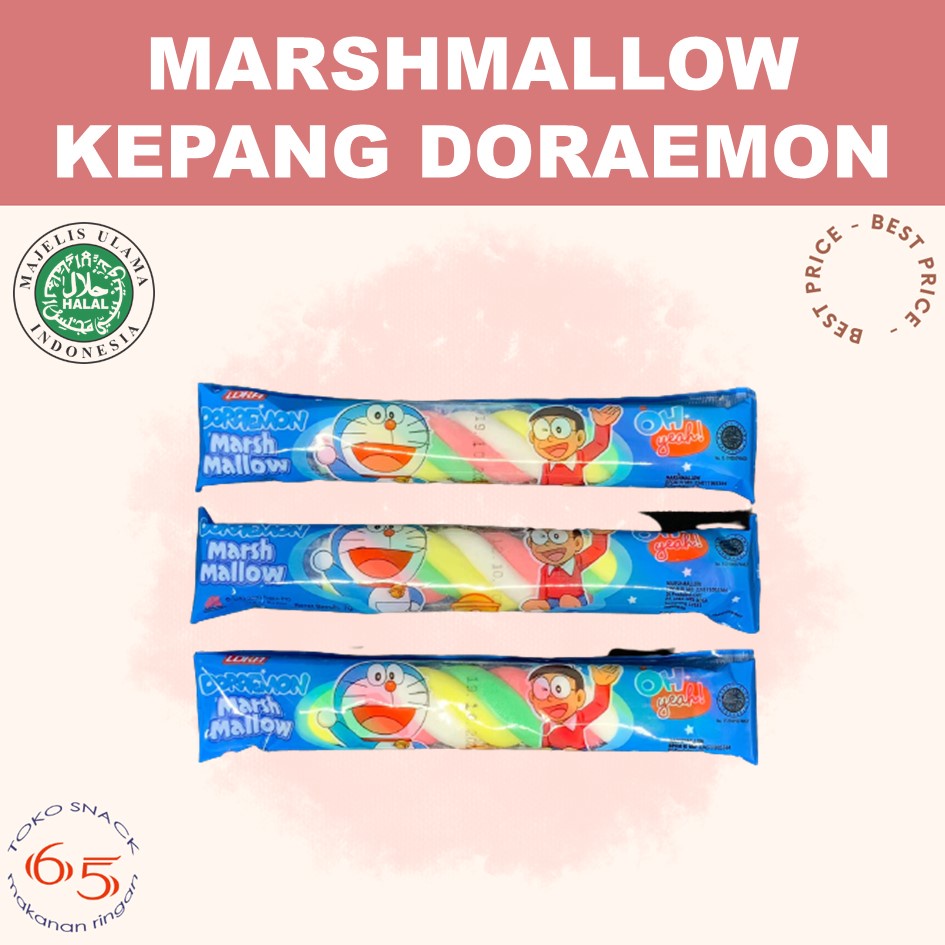 

marshmallow Doraemon 20. marsmallow kepang. PAK