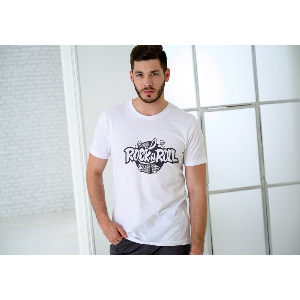 KAOS PRIA ROCK N ROLL - TSHIRT PREMIUM - KAOS PREMIUM