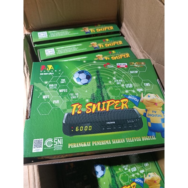 Set Top Box (STB) TANAKA T2 SNIPER - Penerima Siaran TV Digital