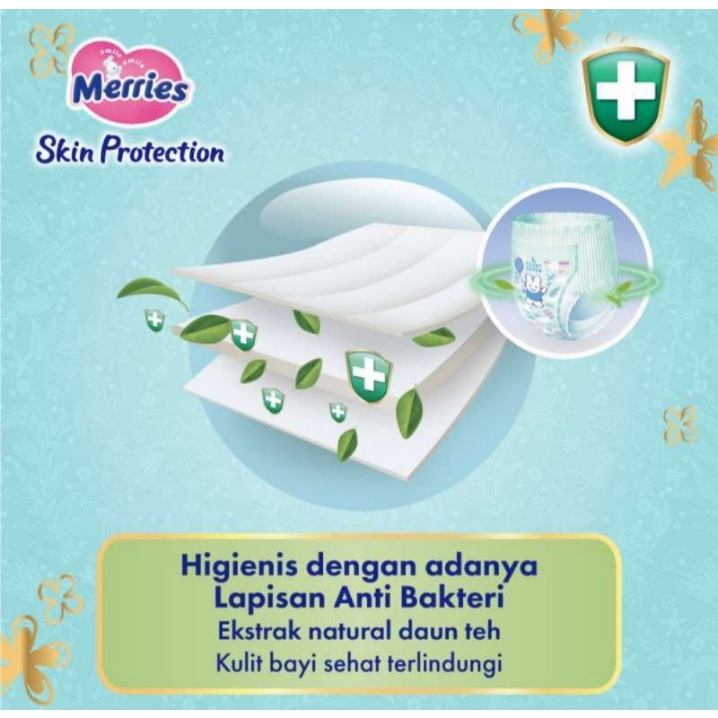 Merries Skin Protection Popok bayi Celana XL 42