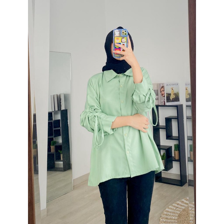 NIDYA SHIRT / ATASAN TERBARU / KOREAN STYLE / ATASAN TERMURAH