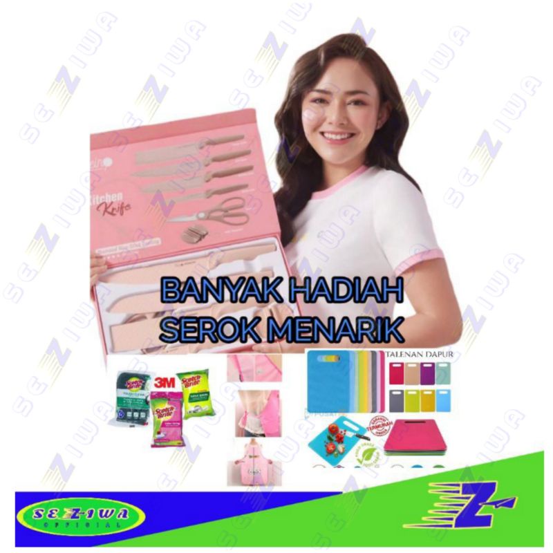 Pisau Set Stein Steincookware Pisau Diamond Knives Set 6 in 1 Pisau Dapur