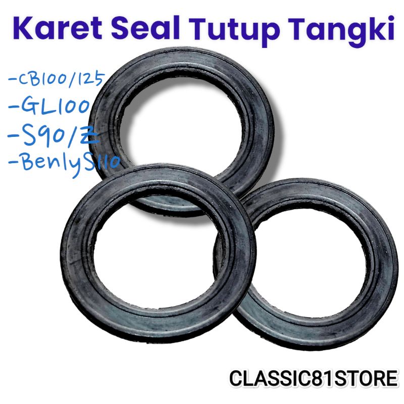 KARET SEAL TUTUP TANGKI HONDA WIN CB100 CB125 CG125 GL100/125 S90Z BENLY S110