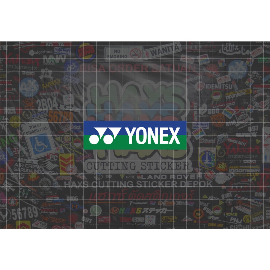 Cutting Sticker Logo Yonex 8 Cm Untuk Motor Mobil V2