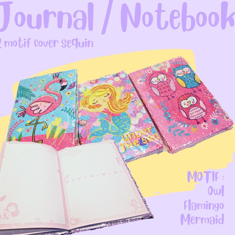 

[Seri][T28I]-♫♪) SALE KJ!! JOURNAL NOTE BOOK / BUKU DIARY / BUKU CATATAN / JURNAL NOTES CEWEK UNIK A5 SQUIN MOTIF UNICORN / FLAMINGO 2080 murah