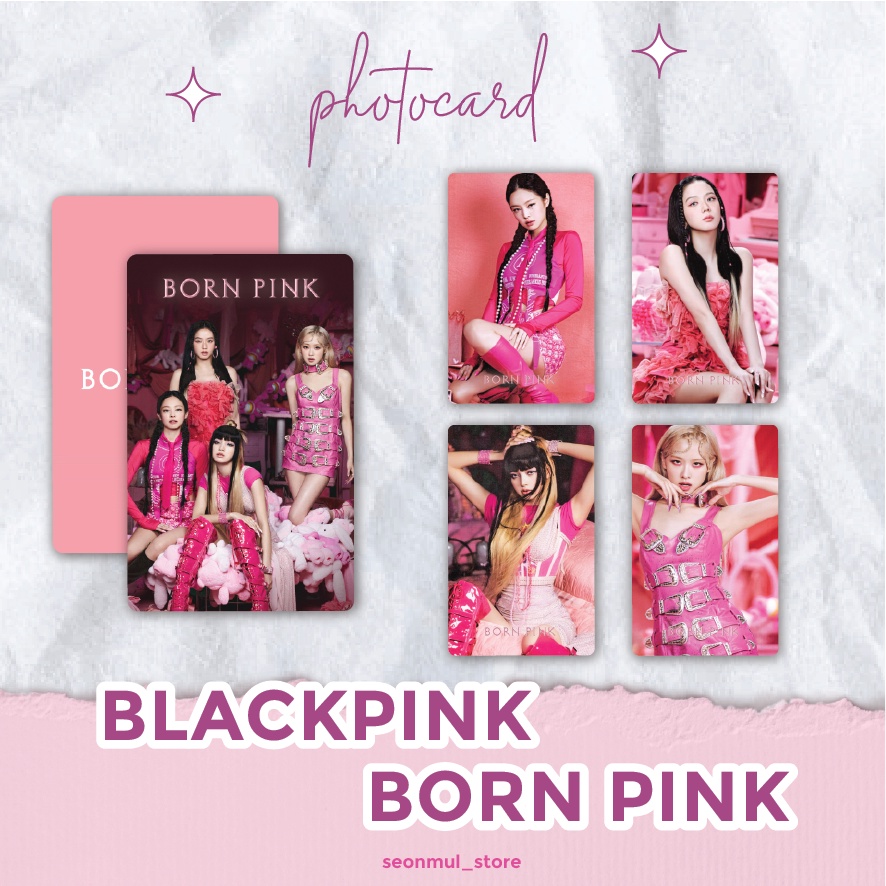 PHOTOCARD BLACKPINK BORN PINK / PC BLACKPINK