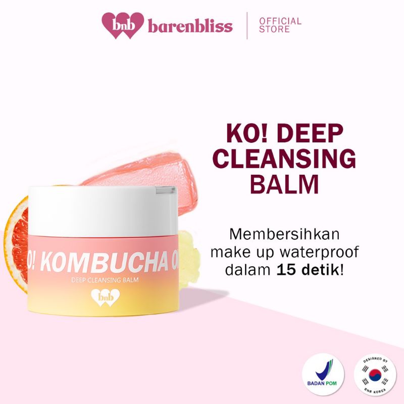 BNB Barenbliss KO! Kombucha Omega Deep Cleansing Balm - Oil Cleanser Pembersih Make Up