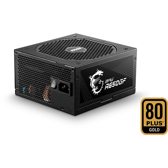 MSI MPG A650GF 650W 80 Plus Gold Full Modular