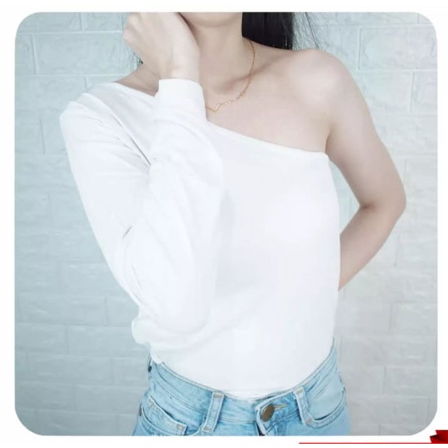 inma Fashion baju onesholder panjang - Baju korea wanita