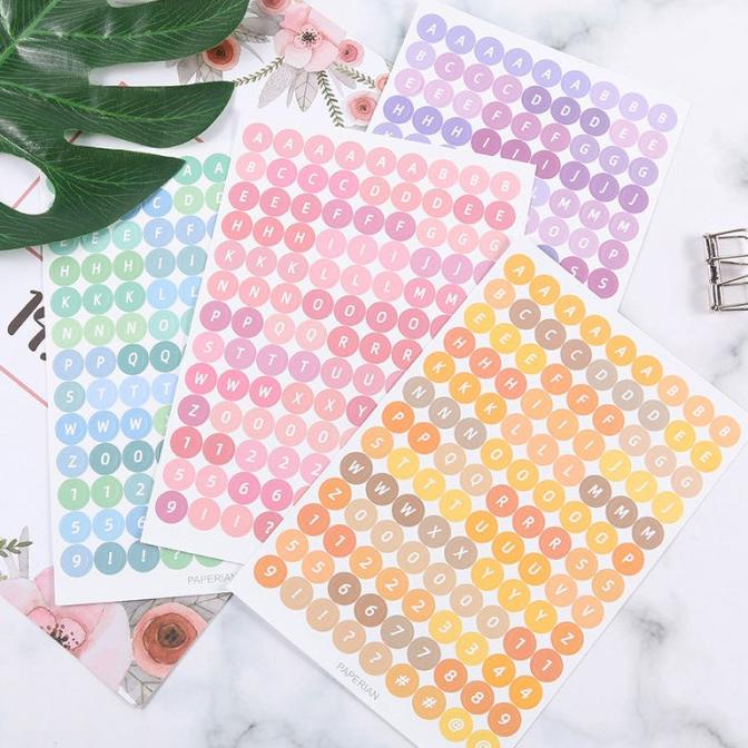 

Alphabet Sticker Decoration Korean Scrapbook Journal Planner Stiker