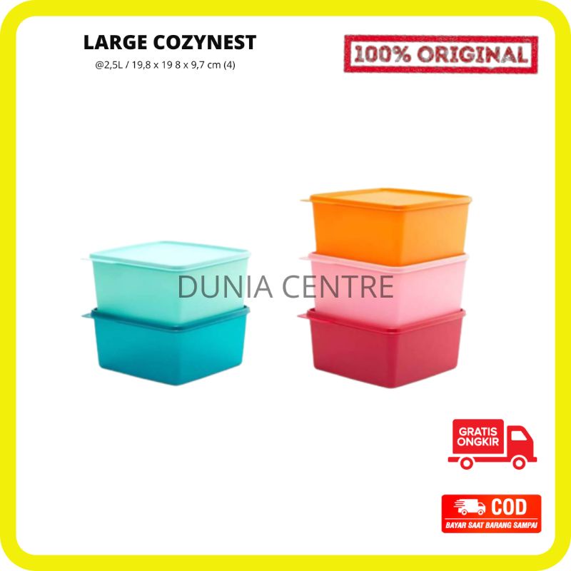 PROMO TUPPERWARE TOPLES LARGE COZYNEST SET ORIGINAL