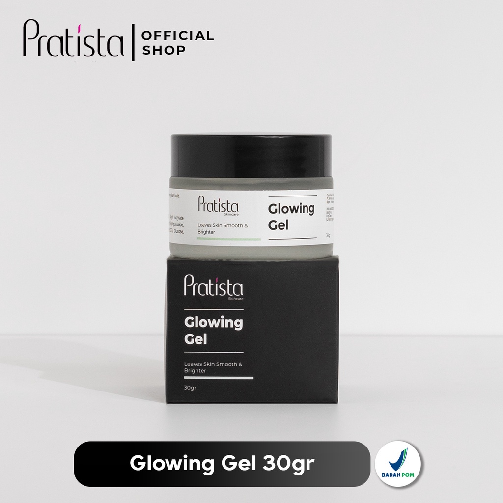 Moisturizer Pratista Glowing Gel Skincare Pencerah Wajah Kusam Moisturizing Face Wajah Glowing Bebas Kusam