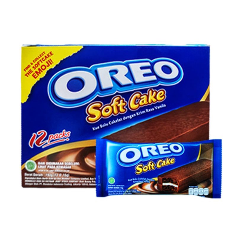 

Oreo Soft Cake Bolu 16gr - 1 Box isi 12pcs