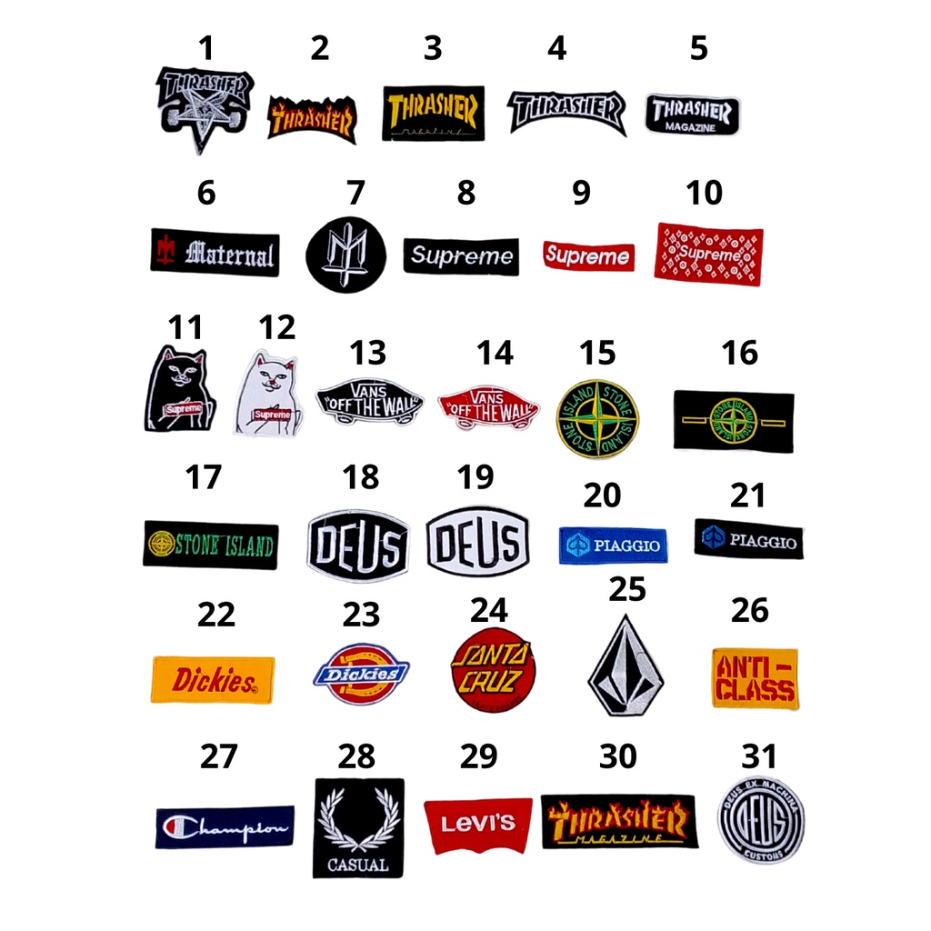 Patch Emblem patch Brand emblem patch bordir