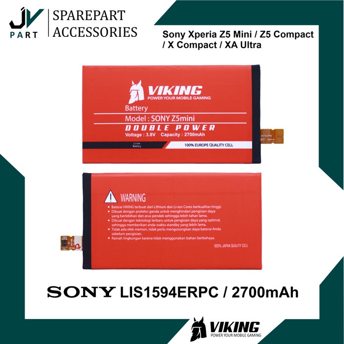 BATERAI VIKING DOUBLE POWER SONY XPERIA X COMPACT / SONY XA ULTRA